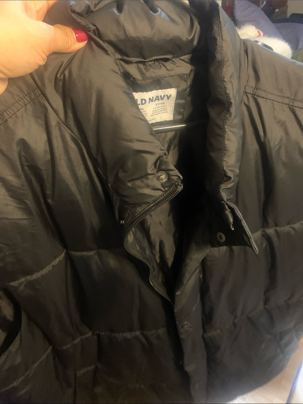old navy puff vest XXXL